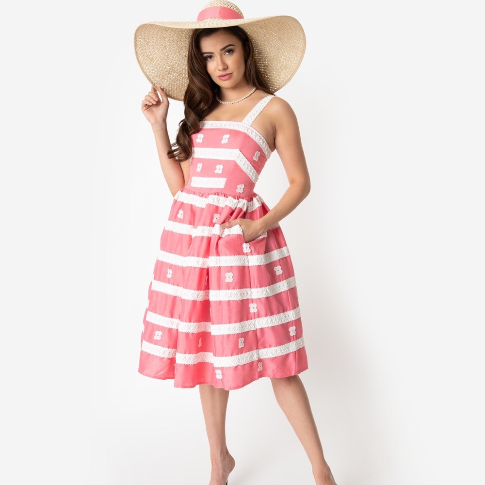 Barbie x Unique Vintage Busy Morning Sundress